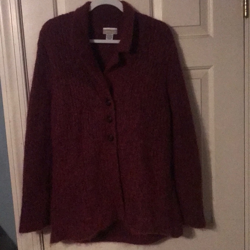 Mohair 3 button Sweater